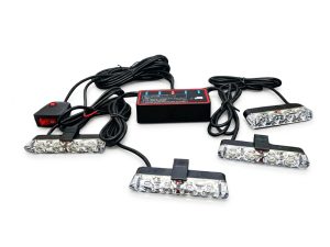 LUCES FEDERALES X4 ROJO-AZUL