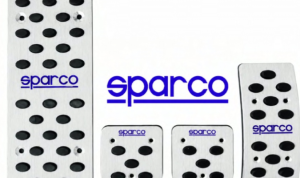 Pedales MecÃ¡nicos Con DescansapiÃ©s MT Sparco Azul (4 Piezas)