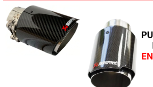 Puntera Para Exhosto Fibra De Carbono Akrapovic 17cm