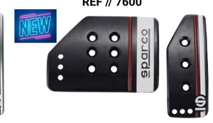 Pedales MecÃ¡nicos Sparco Racing Negro Con Acelerador Extendido