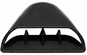 Simulador Toma De Aire Para Capot Scoop 32x36 CM - Fibra De Carbono