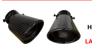 Puntera De Exhosto Fibra De Carbono HidrografÃ­a 12.5cm
