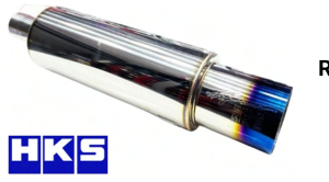 Resonador De Exhosto HKS Punta Tornasol Azul Universal 45cm