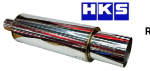 Resonador De Exhosto HKS Punta Cromada Universal 48cm