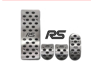 Kit Pedales MecÃ¡nicos Con DescansapiÃ©s RS 4 Piezas