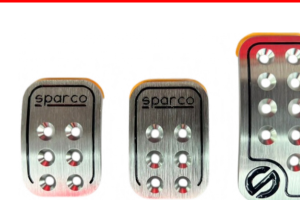 Pedales MecÃ¡nicos Sparco 3 Piezas Aluminio / Plata